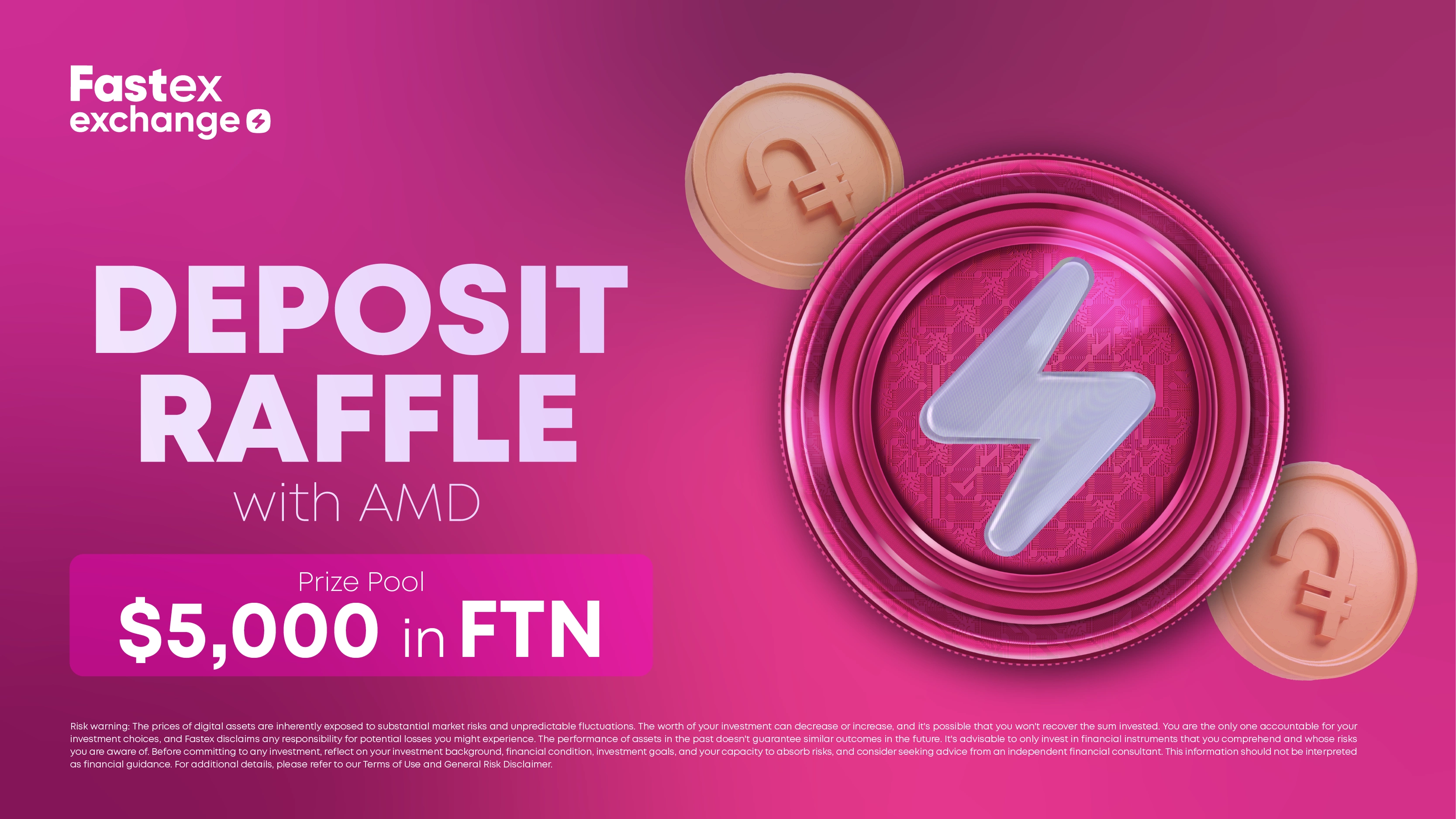 Deposita AMD y participa en el sorteo de 5000 USD